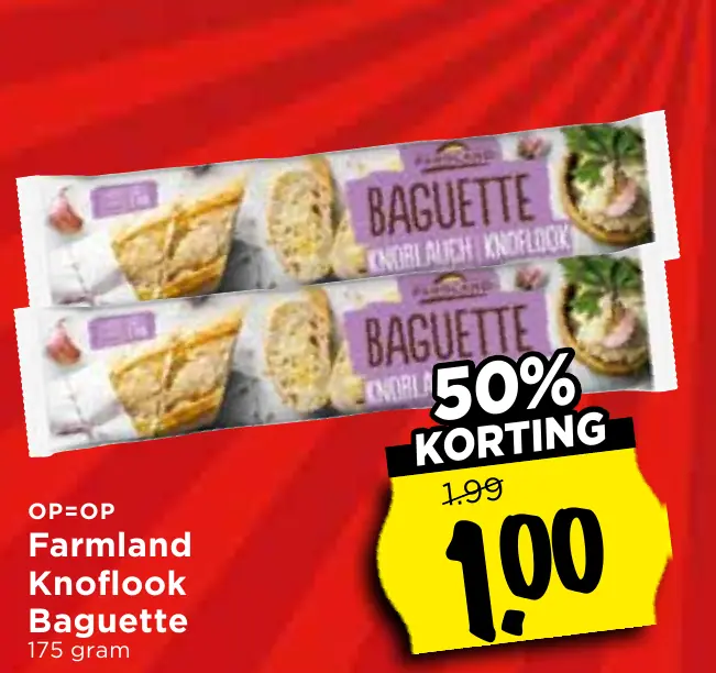 Farmland knoflook baguette