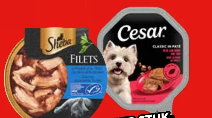 filets 60 gram of cesar hondenvoer 150 gram