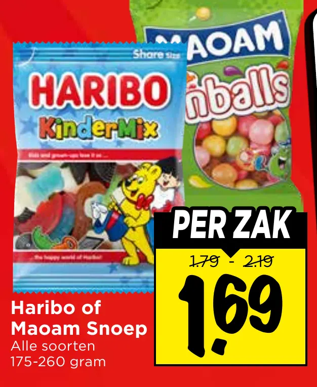 haribo of maoam snoep