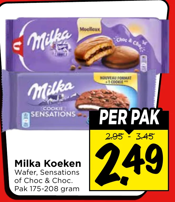 Milka koeken