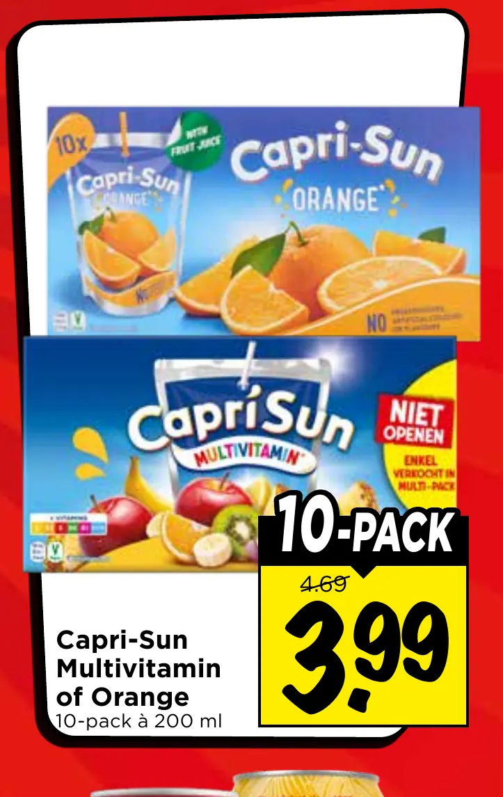 Capri-Sun multivitamin of orange