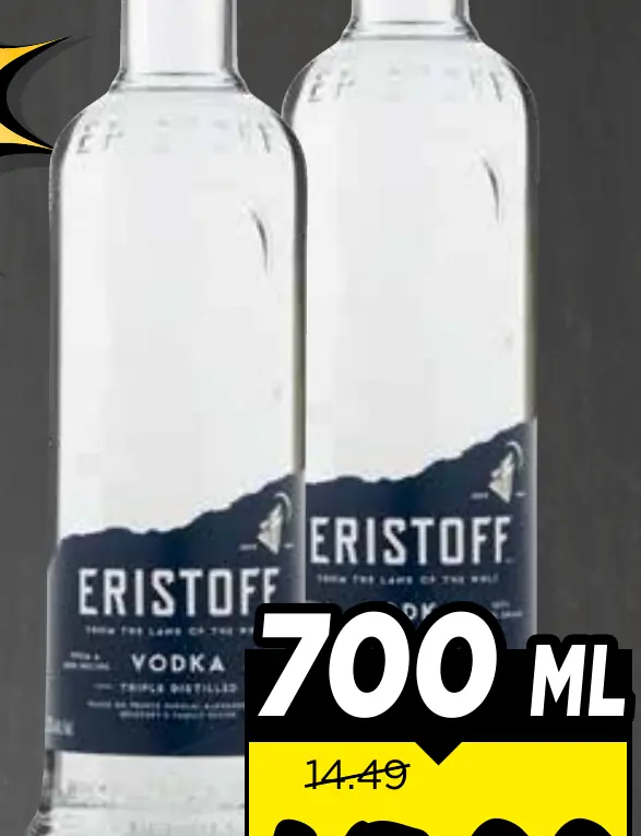 Eristoff vodka