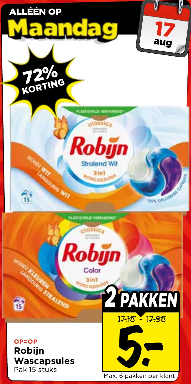 Robijn wascapsules