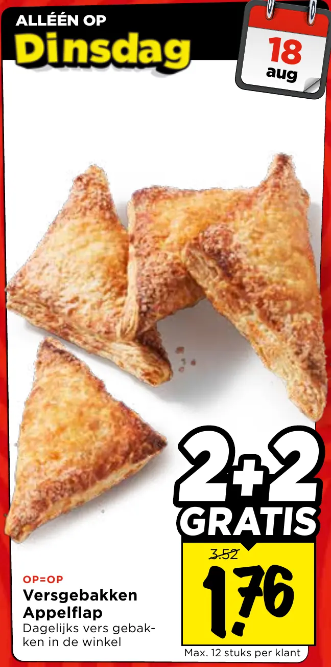 versgebakken appelflap