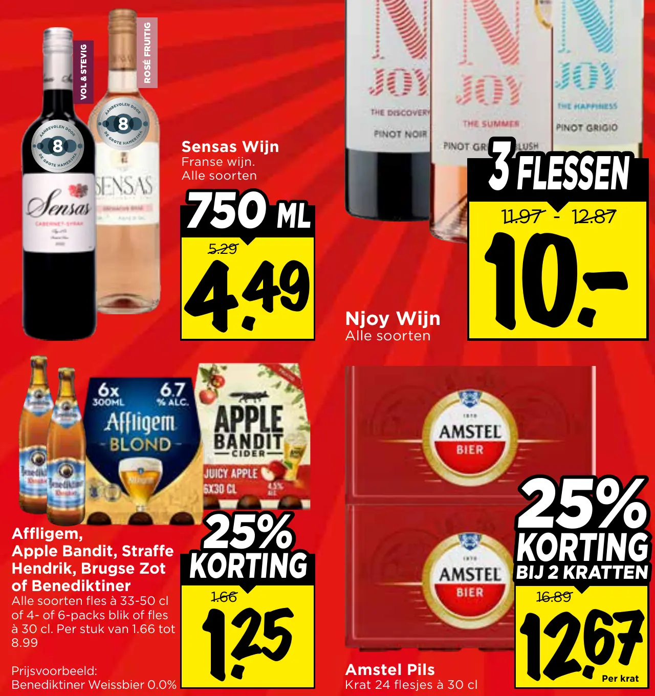 affligem, apple bandit, straffe hendrik, brugse zot of benediktiner