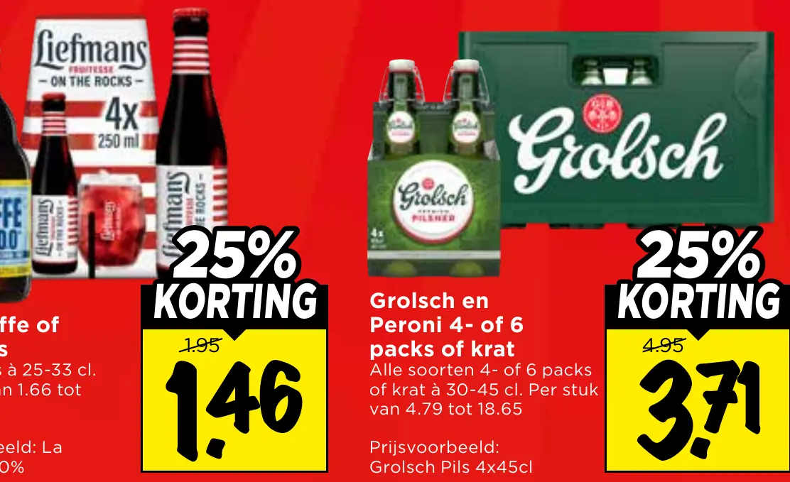grolsch en peroni