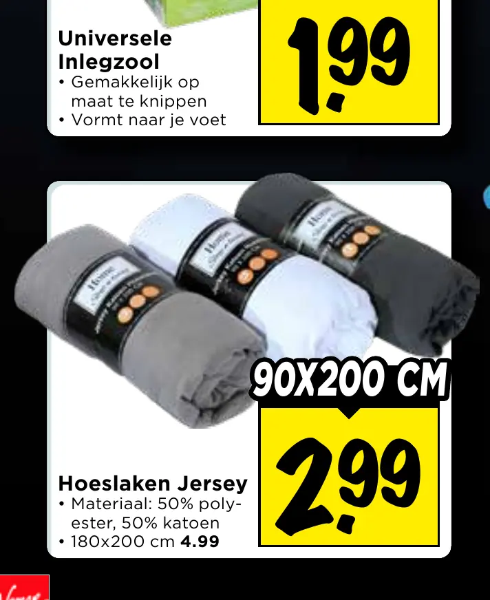 hoeslaken jersey