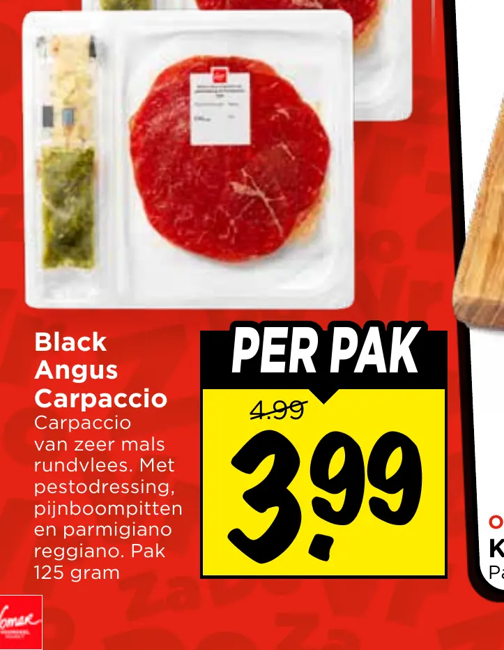 Black Angus carpaccio