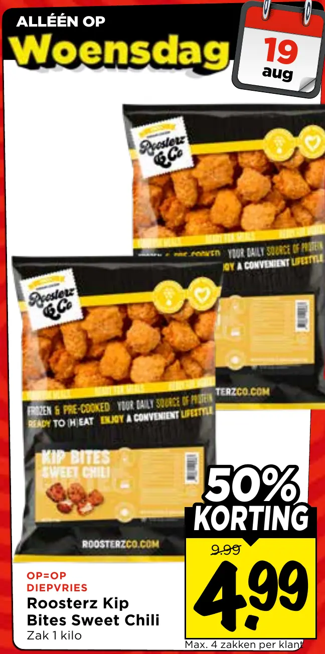 roosterz kip bites sweet chili