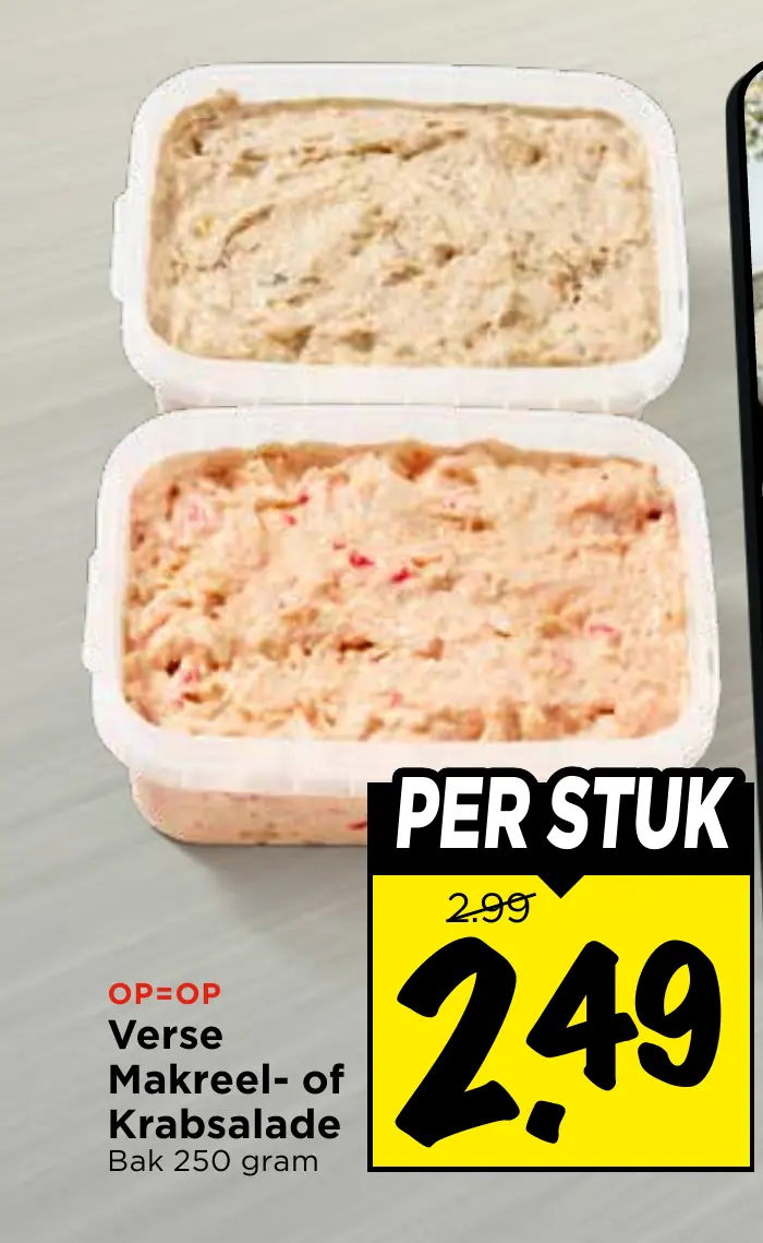 verse makreel- of krabsalade