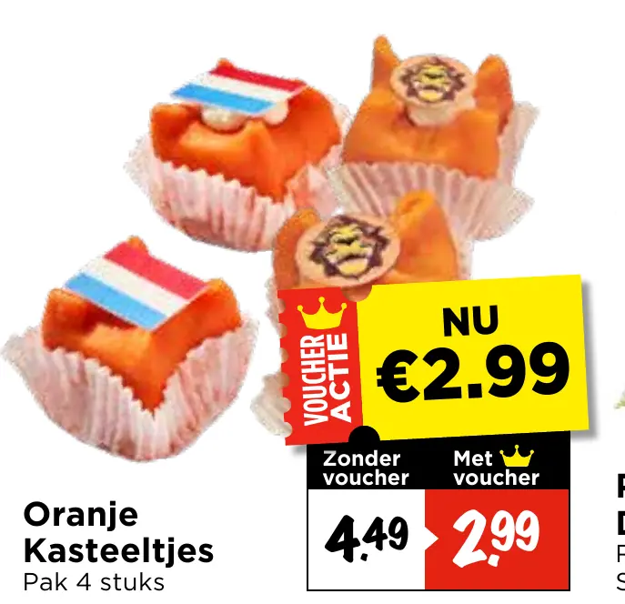 oranje kasteeltjes