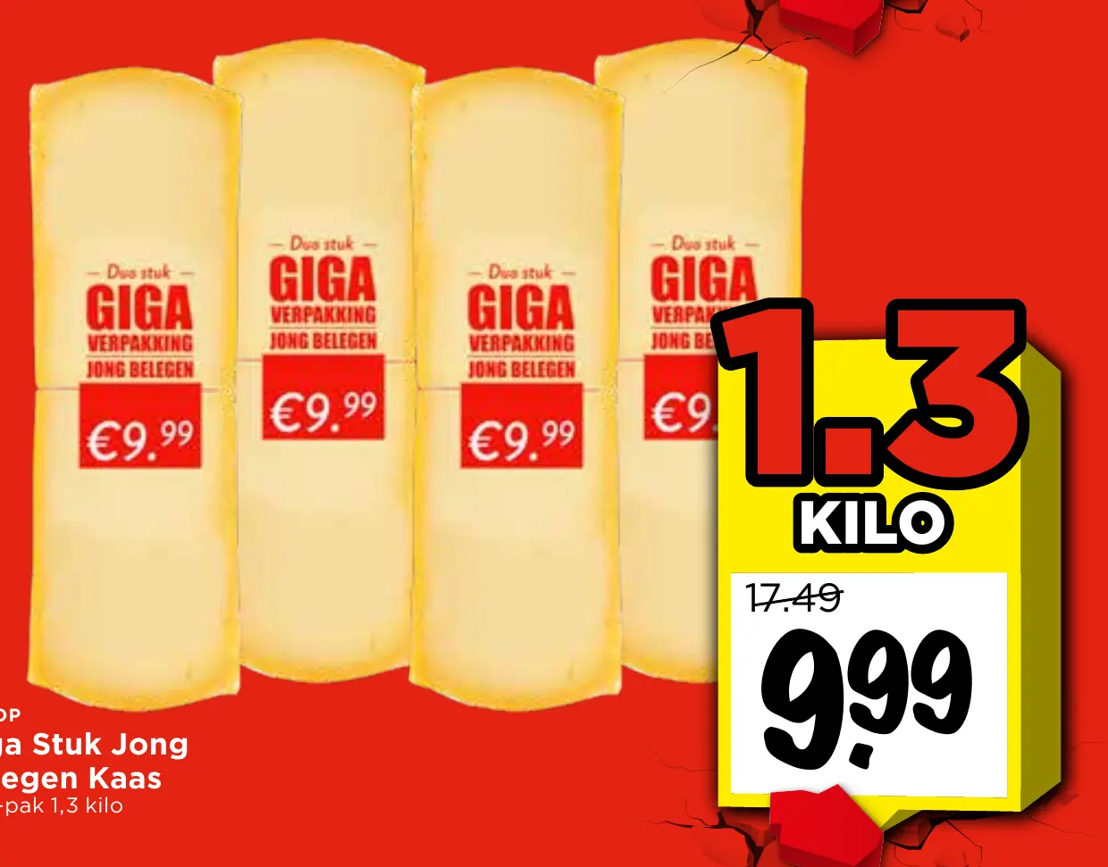 giga stuk jong belegen kaas