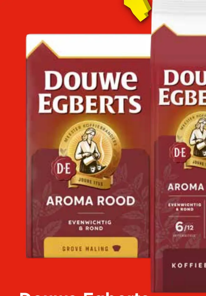 Douwe Egberts snelfiltermaling of koffiebonen