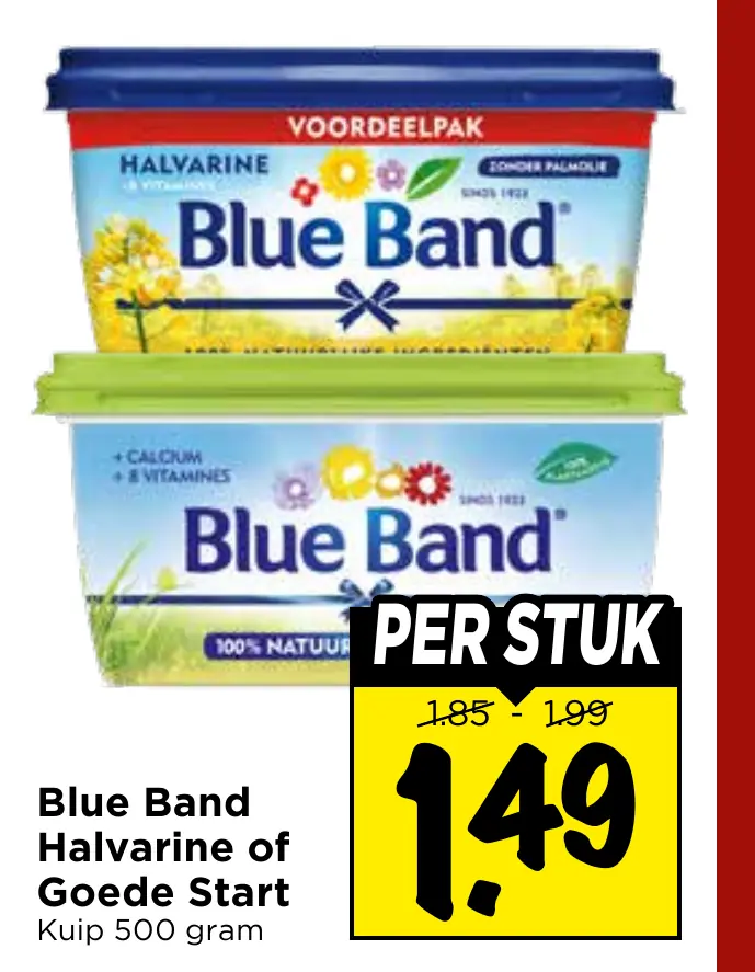 Blue Band halvarine of goede start