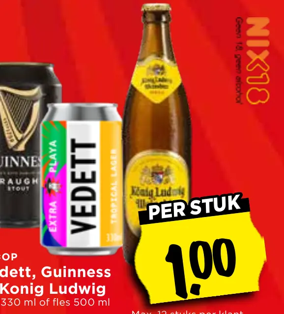 vedett, guinness of konig ludwig