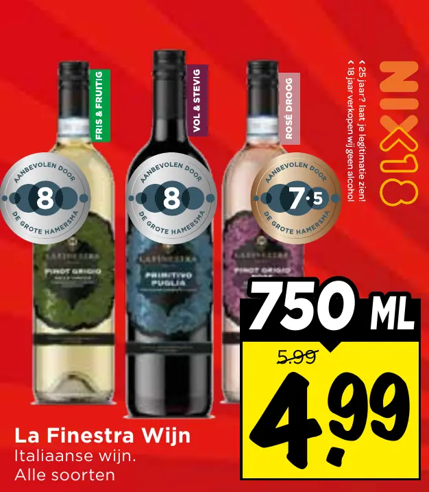 la finestra wijn