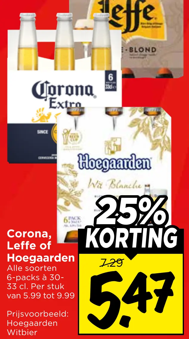 corona, leffe of hoegaarden