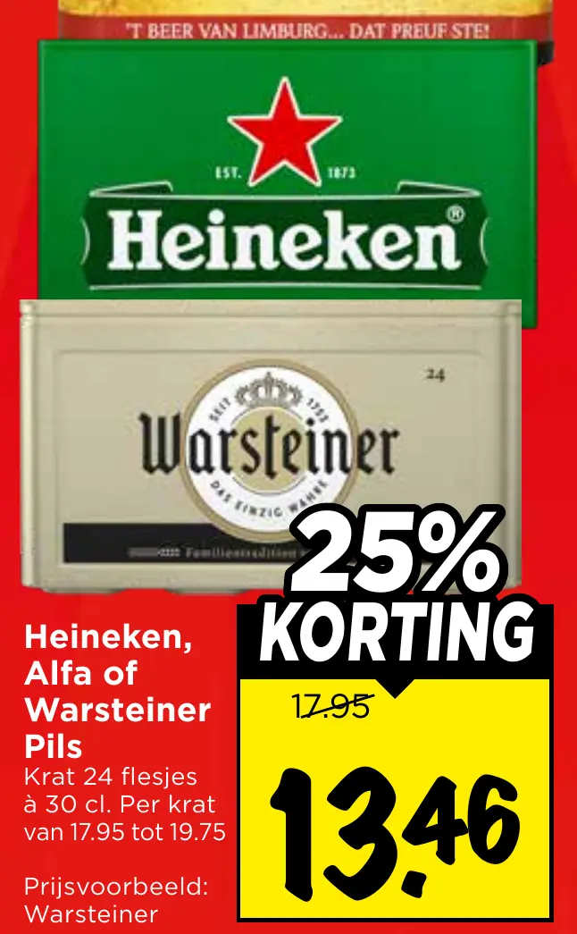 heineken, alfa of warsteiner pils