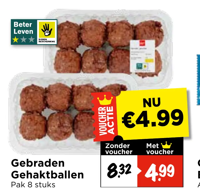 gebraden gehaktballen