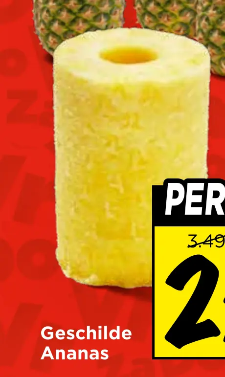 geschilde ananas