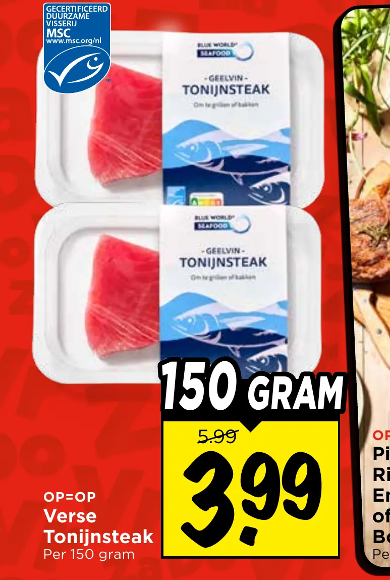 verse tonijnsteak