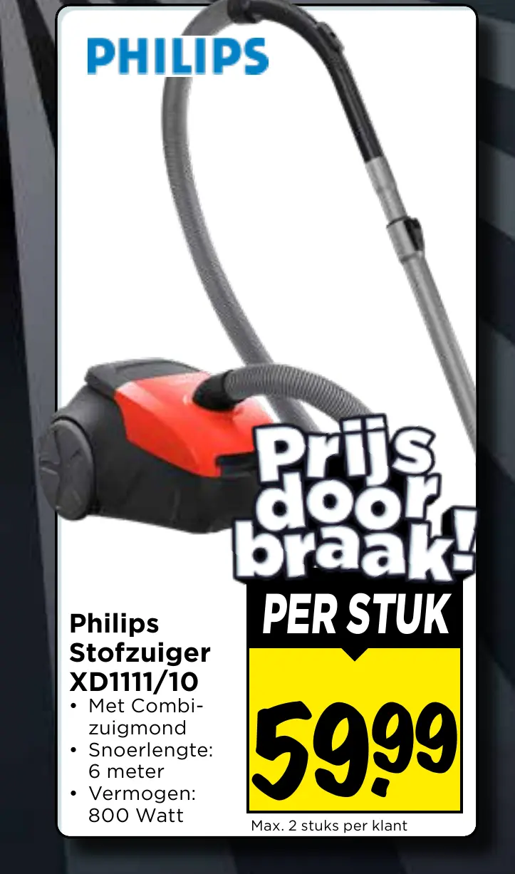 Philips stofzuiger XD1111/10