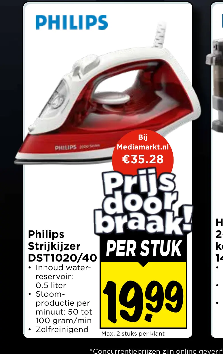 Philips strijkijzer DST1020/40