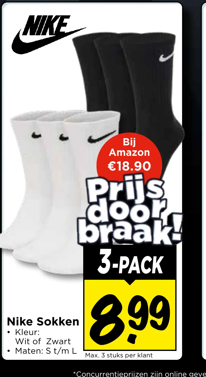 Nike sokken