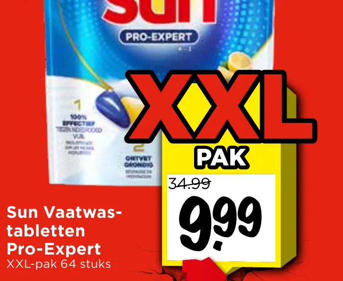 Sun vaatwastabletten pro-expert