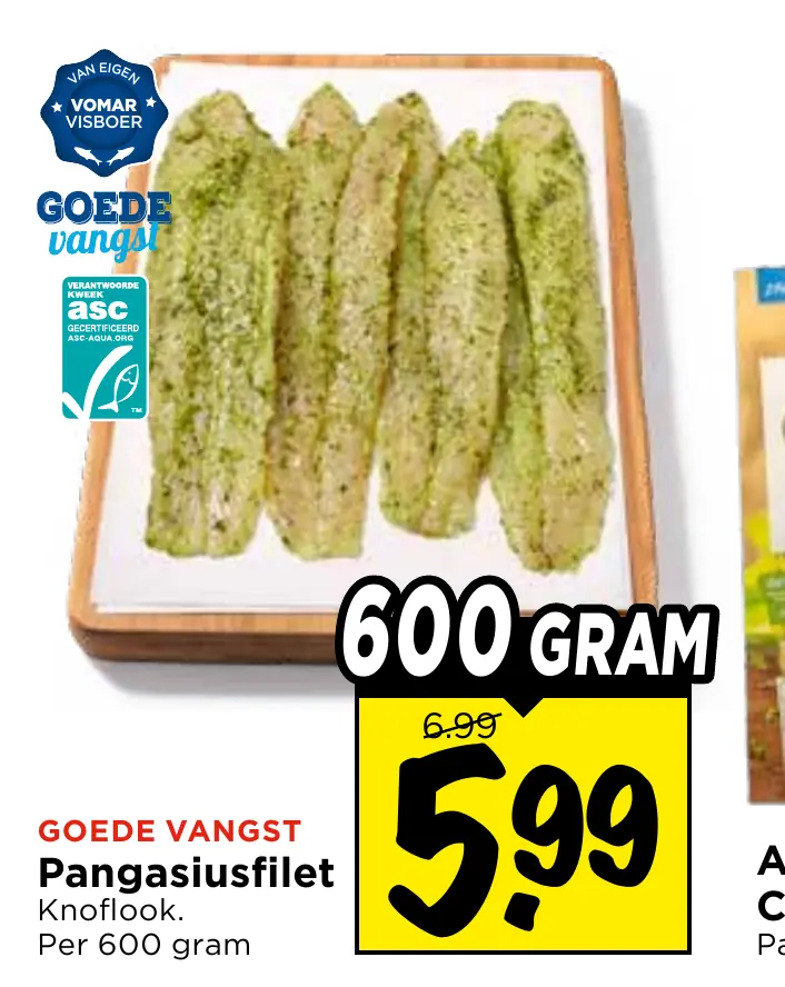pangasiusfilet knoflook