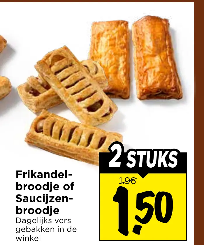 frikandelbroodje of saucijzenbroodje