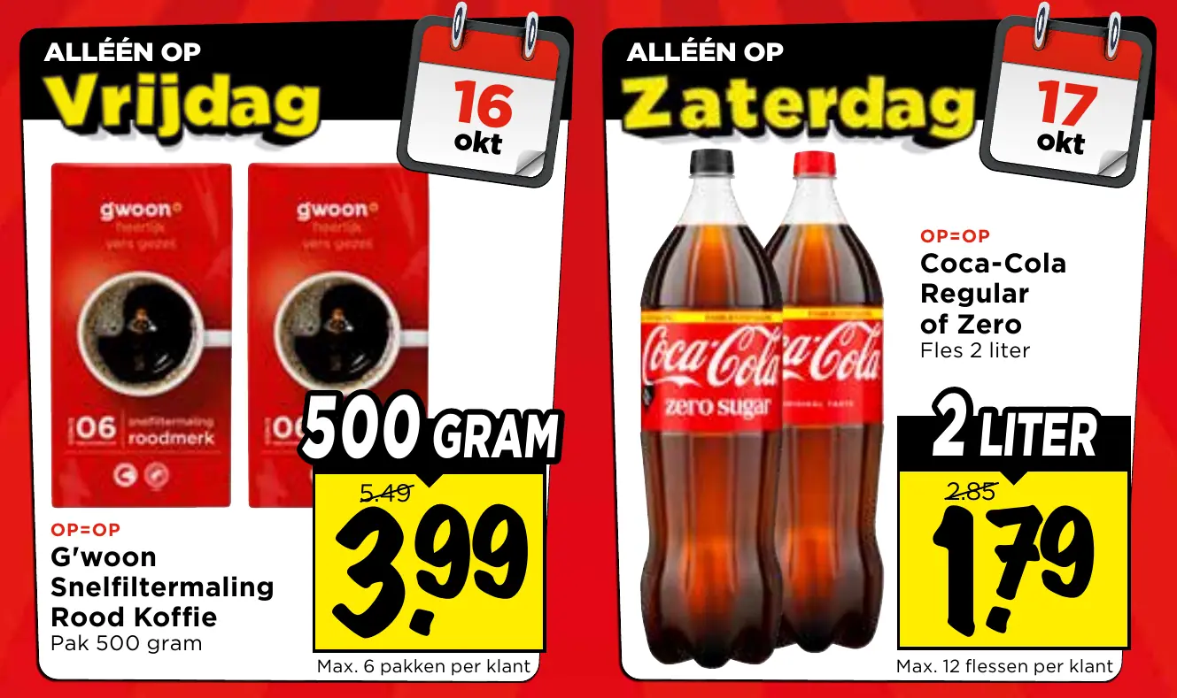 snelfiltermaling rood koffie