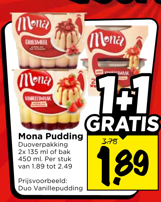 mona pudding duoverpakking