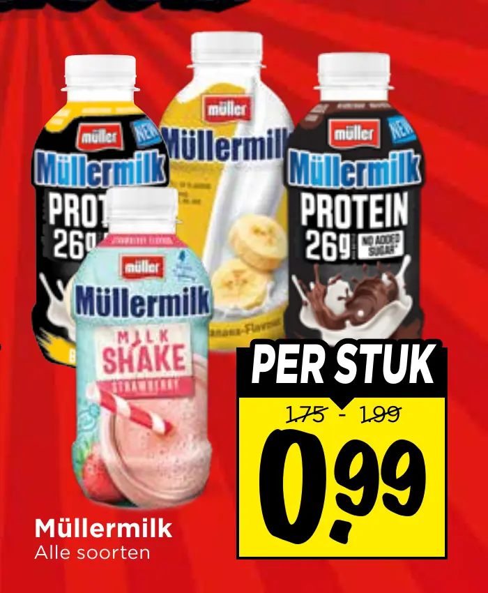 Müllermilk alle soorten