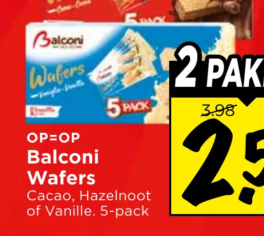 Balconi wafers