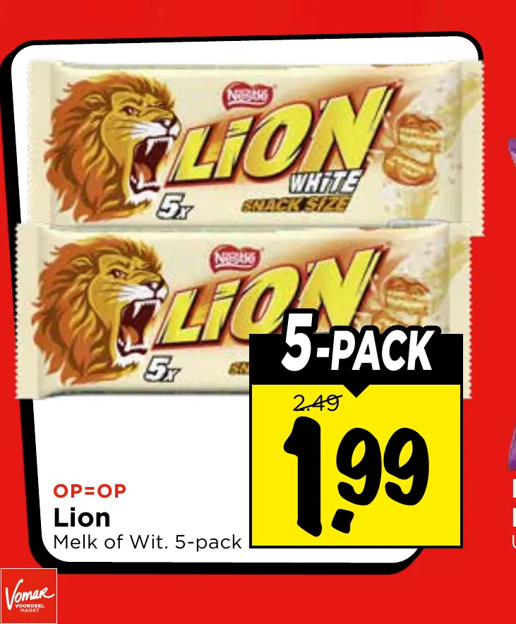 Lion melk of wit