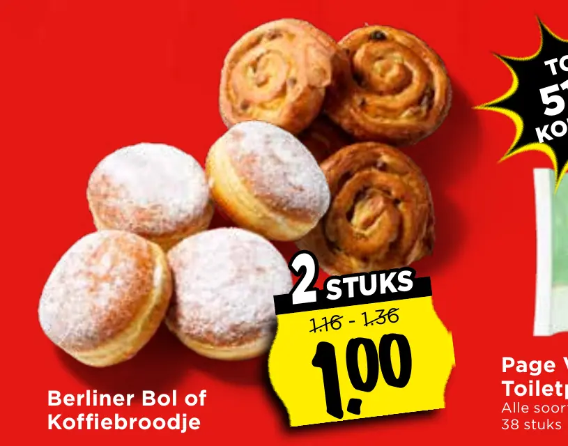 berliner bol of koffiebroodje