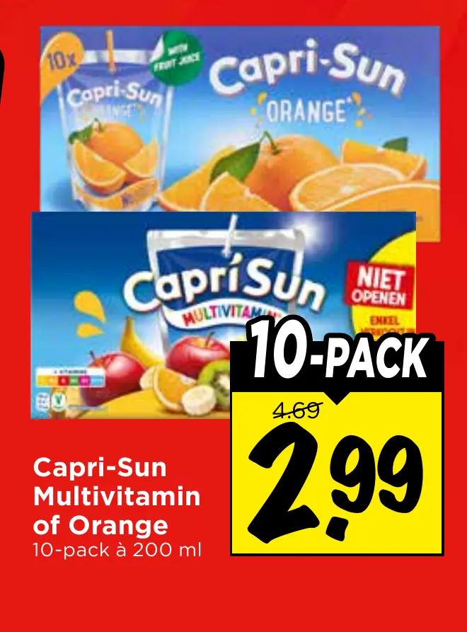 Capri-Sun multivitamin of orange