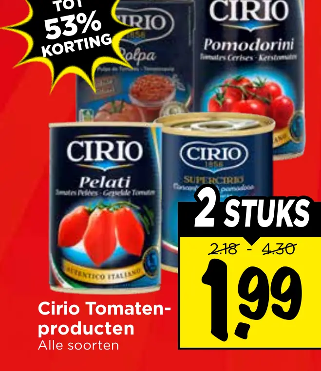 Cirio tomatenproducten