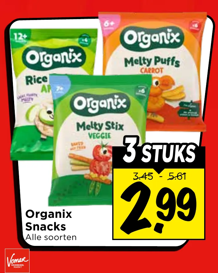 Organix snacks