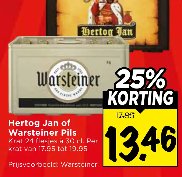 hertog jan of warsteiner pils