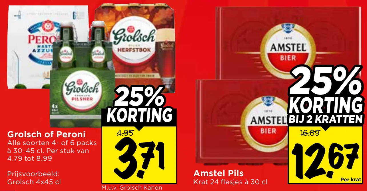 grolsch of peroni