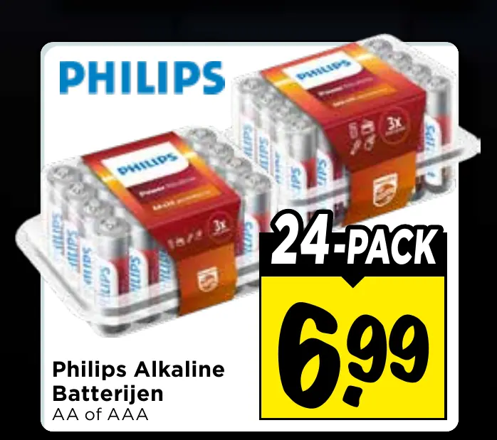 Philips alkaline batterijen
