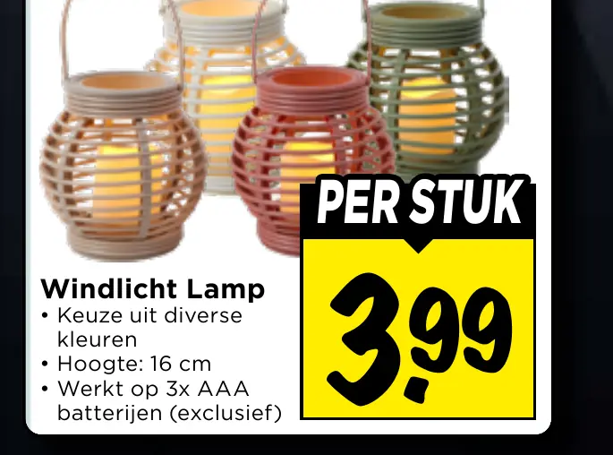 windlicht lamp