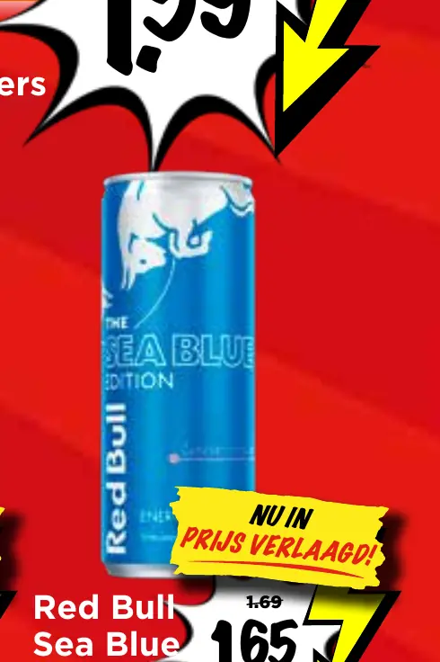 Red Bull sea blue edition