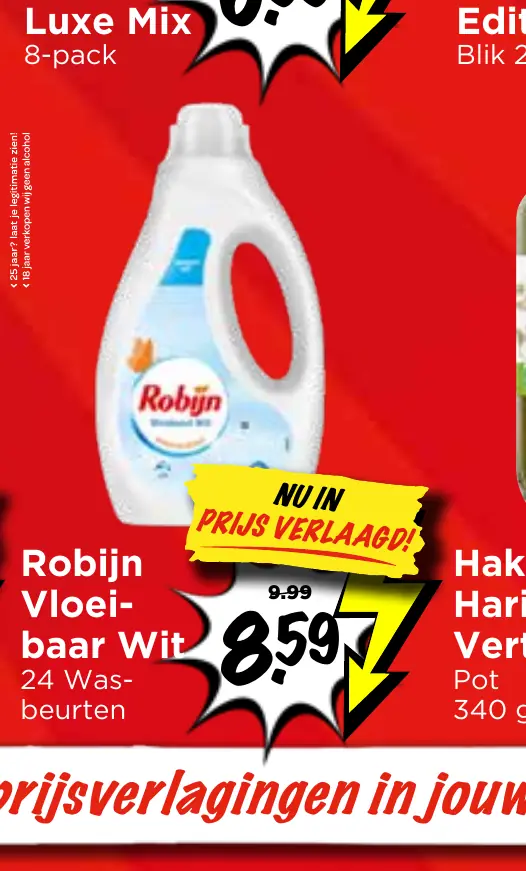 Robijn vloeibaar wit