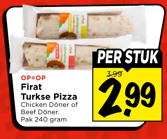 Firat turkse pizza