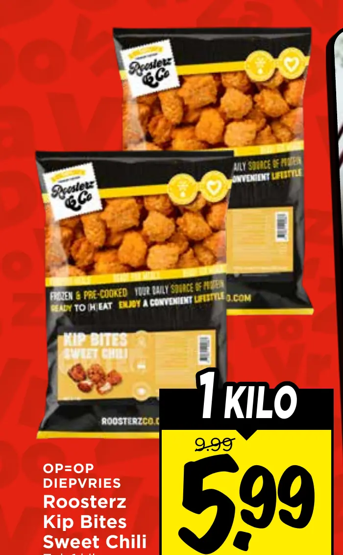 Roosterz kip bites sweet chili