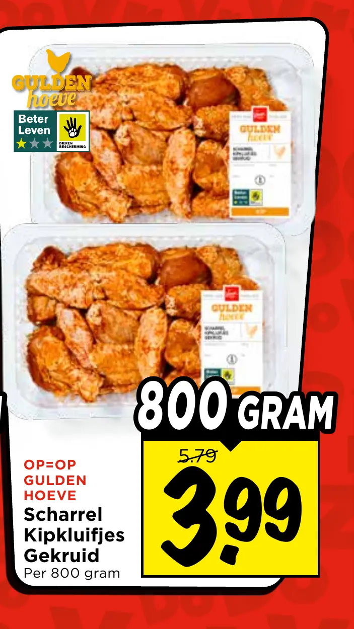 scharrel kipkluifjes gekruid