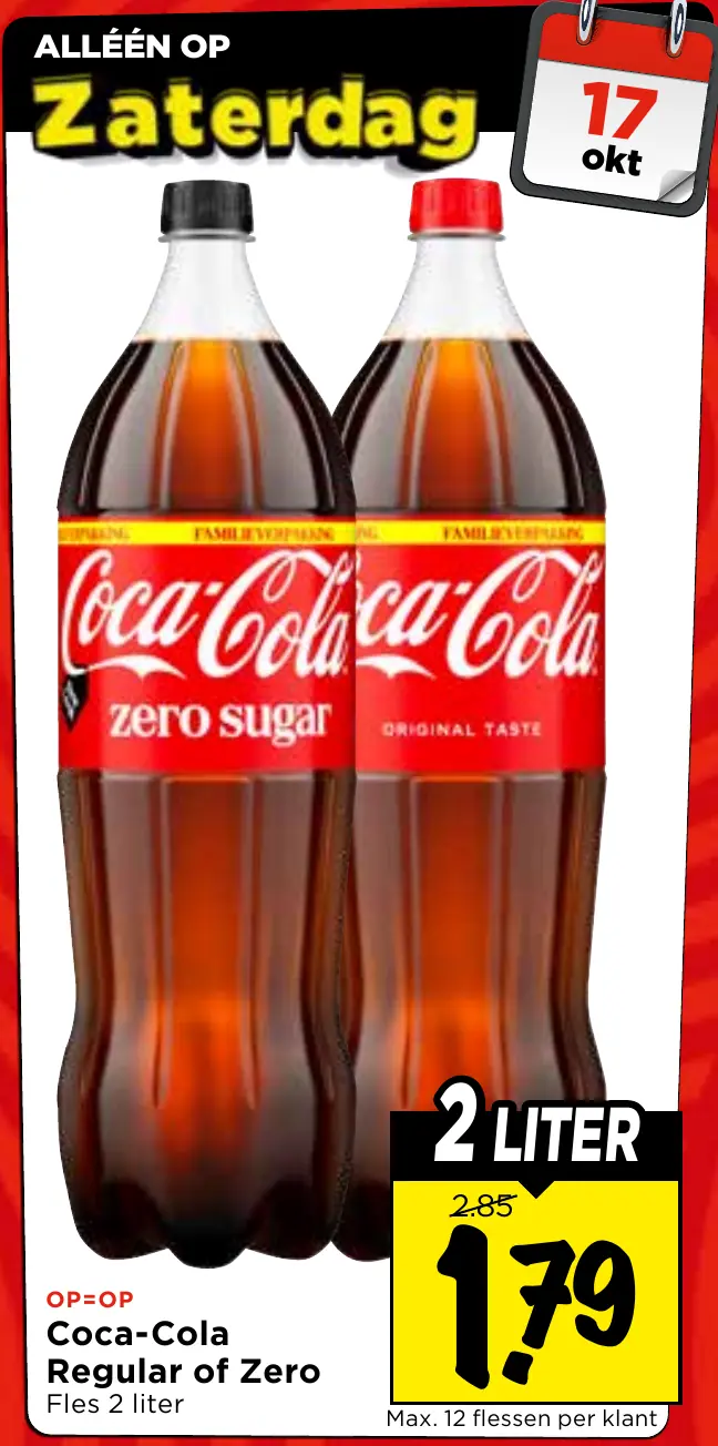 Coca-Cola regular of zero